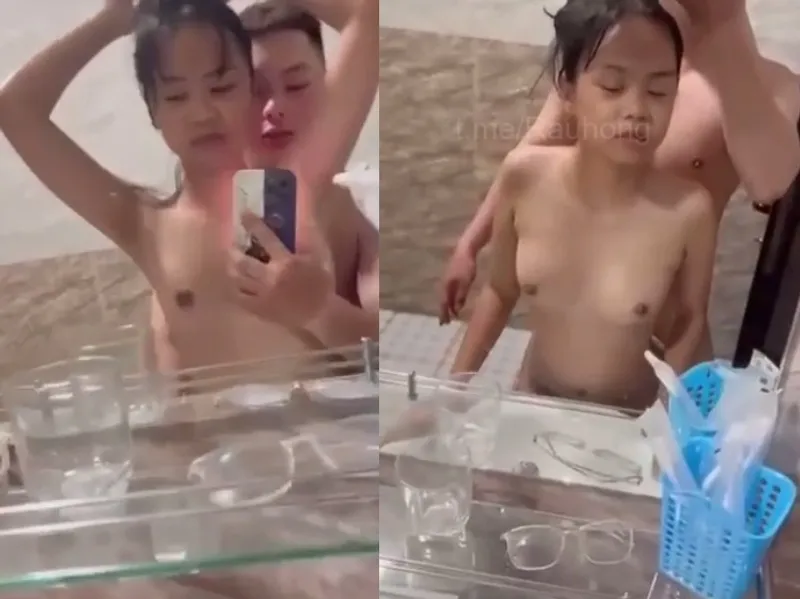 Nhỏ nhắn em cùng anh yêu địt trước gương quay kỉ niệm